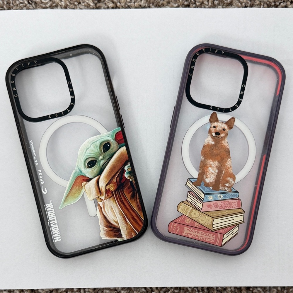 Casetify Baby Yoda and Dog Phone Cases iPhone 14